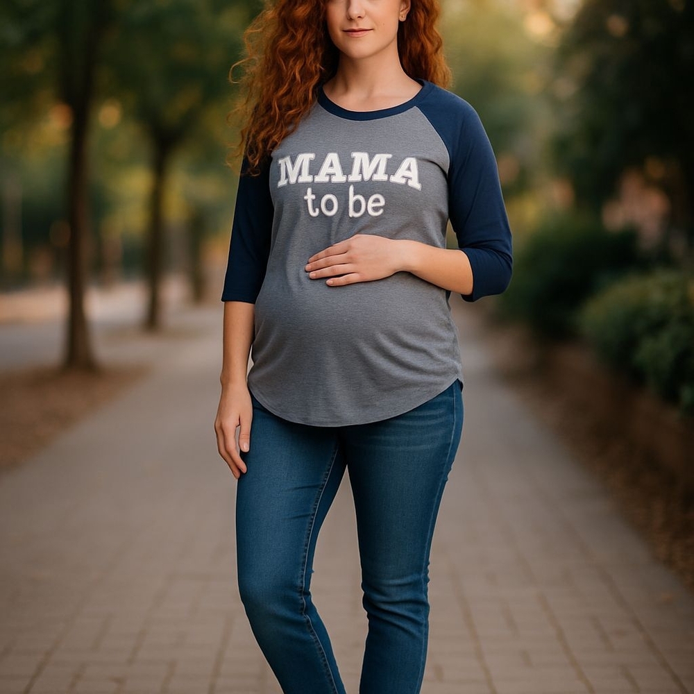 A:Glow Mama to Be Tee